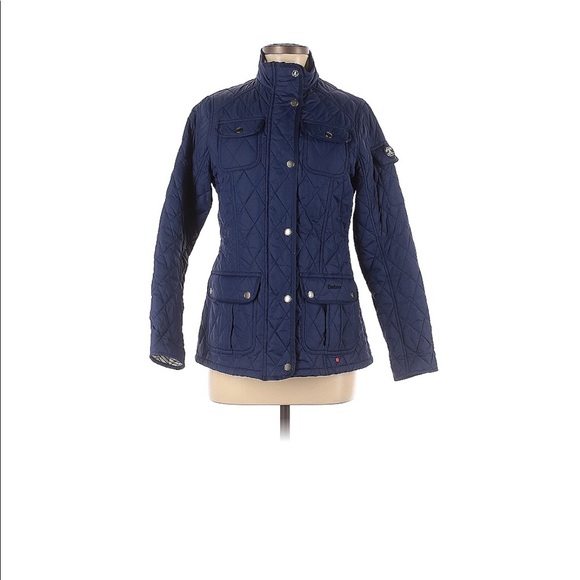 Cavalry Quilted Barbour coat size 6 US - Picture 2 of 6